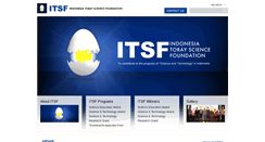 Desktop Screenshot of itsf.or.id